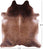 Light Brindle Natural Cowhide Rug - XX-Large 8' 7"H x 7' 3"W
