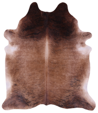 Thumbnail for Light Brindle Natural Cowhide Rug - XX-Large 8' 7