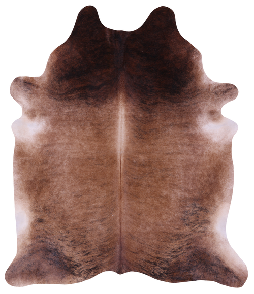 Light Brindle Natural Cowhide Rug - XX-Large 8' 7