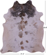 Thumbnail for Beige Natural Cowhide Rug - XX-Large 8' 4