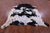 Black & White Natural Cowhide Rug - XX-Large 8' 5"H x 7' 4"W