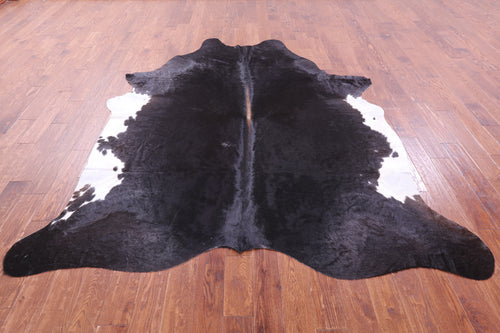Black & White Natural Cowhide Rug - XX-Large 8' 9