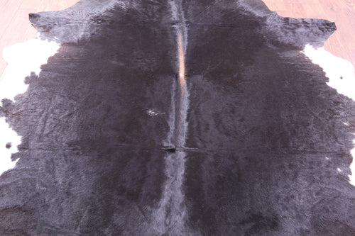 Black & White Natural Cowhide Rug - XX-Large 8' 9