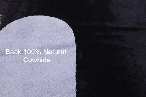 Black & White Natural Cowhide Rug - XX-Large 8' 9