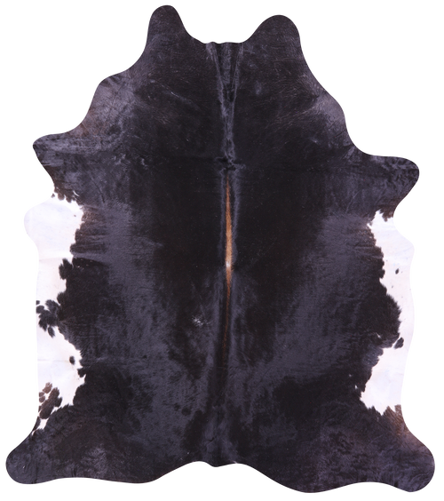 Black & White Natural Cowhide Rug - XX-Large 8' 9