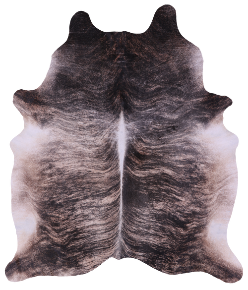 Light Brindle Natural Cowhide Rug - XX-Large 8' 7