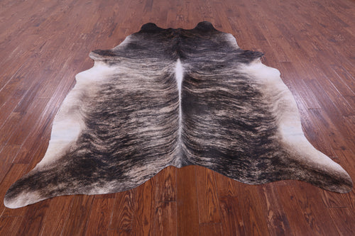 Light Brindle Natural Cowhide Rug - XX-Large 8' 7