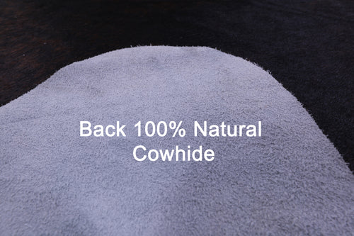 Dark Brindle Natural Cowhide Rug - XX-Large 8' 8