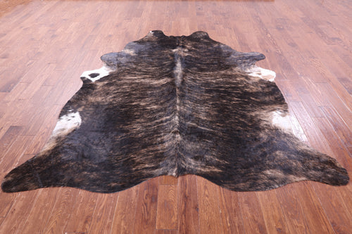 Light Brindle Natural Cowhide Rug - XX-Large 8' 3