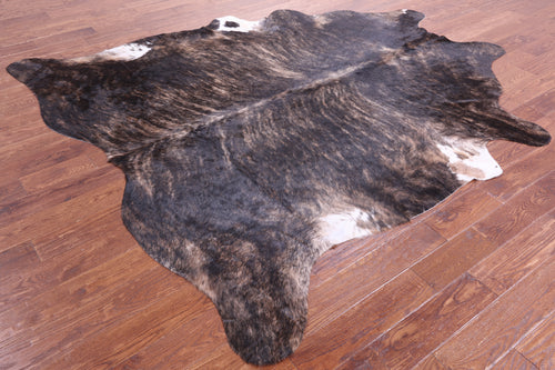 Light Brindle Natural Cowhide Rug - XX-Large 8' 3