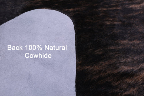 Light Brindle Natural Cowhide Rug - XX-Large 8' 3