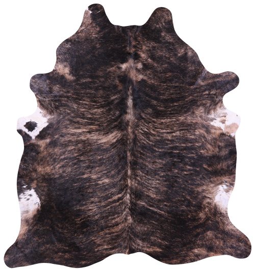 Light Brindle Natural Cowhide Rug - XX-Large 8' 3