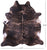 Light Brindle Natural Cowhide Rug - XX-Large 8' 3"H x 7' 7"W