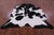 Black & White Natural Cowhide Rug - XX-Large 9' 0"H x 7' 8"W