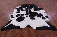 Thumbnail for Black & White Natural Cowhide Rug - XX-Large 9' 0