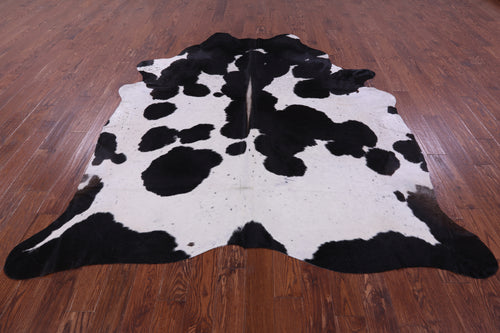Black & White Natural Cowhide Rug - XX-Large 9' 0