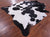 Black & White Natural Cowhide Rug - XX-Large 9' 0"H x 7' 8"W