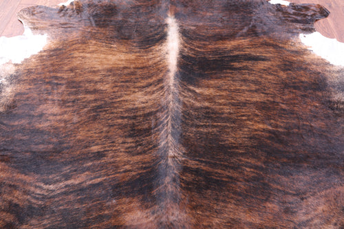 Brindle Natural Cowhide Rug - XX-Large 8' 9