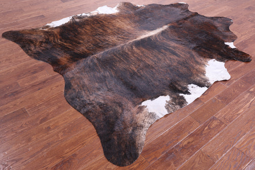 Brindle Natural Cowhide Rug - XX-Large 8' 9