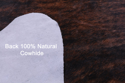 Brindle Natural Cowhide Rug - XX-Large 8' 9