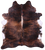 Brindle Natural Cowhide Rug - XX-Large 8' 9"H x 7' 9"W