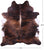 Brindle Natural Cowhide Rug - XX-Large 8' 9"H x 7' 9"W