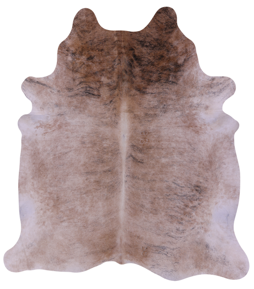 Light Brindle Natural Cowhide Rug - XX-Large 8' 9