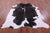Brown & White Natural Cowhide Rug - XX-Large 8' 0"H x 7' 0"W