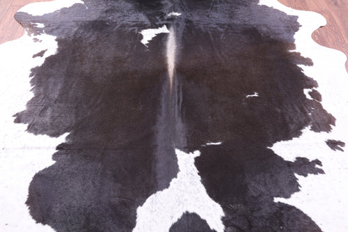 Brown & White Natural Cowhide Rug - XX-Large 8' 0