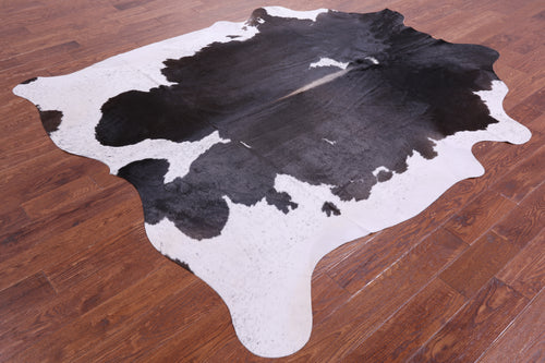 Brown & White Natural Cowhide Rug - XX-Large 8' 0