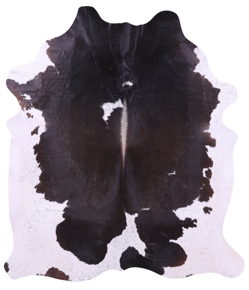 Brown & White Natural Cowhide Rug - XX-Large 8' 0
