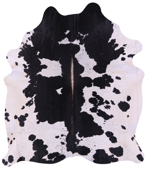 Black Salt & Pepper Natural Cowhide Rug - XX-Large 9' 0