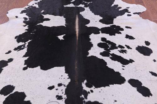 Black Salt & Pepper Natural Cowhide Rug - XX-Large 9' 0