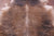 Light Brindle Natural Cowhide Rug - XX-Large 8' 4"H x 7' 7"W