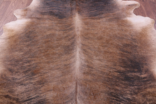Light Brindle Natural Cowhide Rug - XX-Large 8' 4