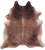Light Brindle Natural Cowhide Rug - XX-Large 8' 4"H x 7' 7"W