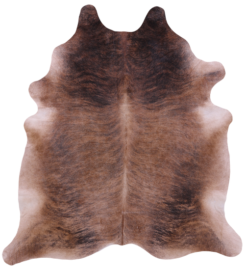 Light Brindle Natural Cowhide Rug - XX-Large 8' 4