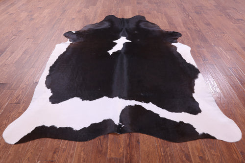 Black & White Natural Cowhide Rug - XX-Large 8' 6