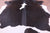 Black & White Natural Cowhide Rug - XX-Large 8' 6"H x 6' 7"W