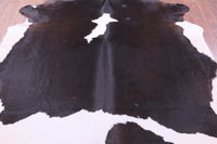 Thumbnail for Black & White Natural Cowhide Rug - XX-Large 8' 6