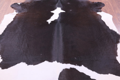 Black & White Natural Cowhide Rug - XX-Large 8' 6