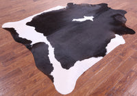 Thumbnail for Black & White Natural Cowhide Rug - XX-Large 8' 6