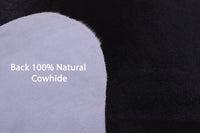 Thumbnail for Black & White Natural Cowhide Rug - XX-Large 8' 6
