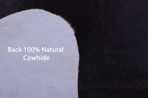 Black & White Natural Cowhide Rug - XX-Large 8' 6