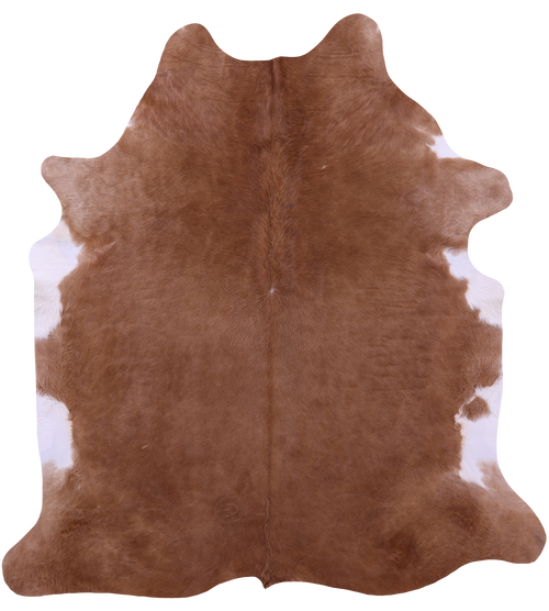 Light Brown Natural Cowhide Rug - XX-Large 7' 4