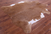 Thumbnail for Light Brown Natural Cowhide Rug - XX-Large 7' 4
