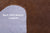 Light Brown Natural Cowhide Rug - XX-Large 7' 4"H x 6' 8"W