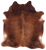 Brown Natural Cowhide Rug - XX-Large 7' 4"H x 6' 10"W