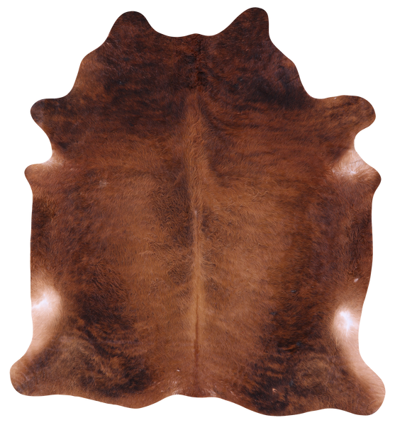 Brown Natural Cowhide Rug - XX-Large 7' 4"H x 6' 10"W