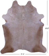 Thumbnail for Beige Natural Cowhide Rug - XX-Large 8' 2